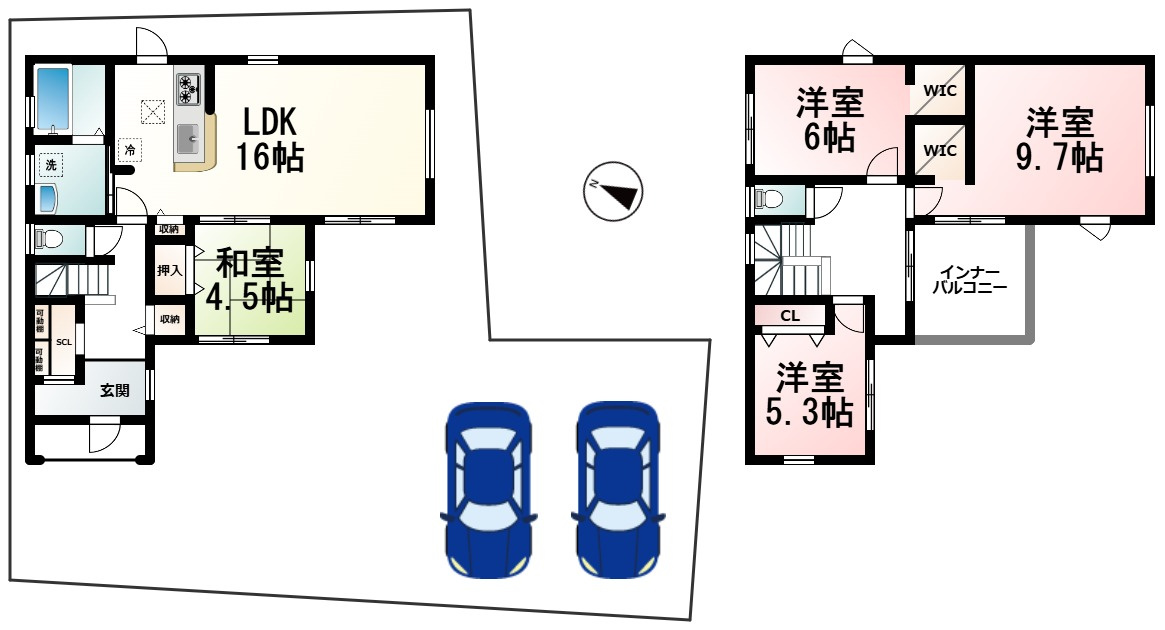守山市小島町　分譲2区画1号棟の画像
