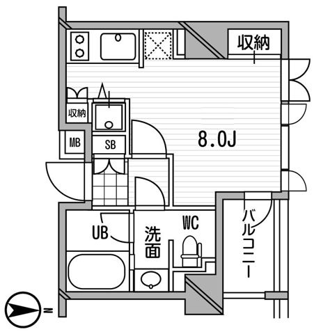 アーデン木場の間取り