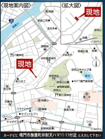 クレイドルガーデン鳴門市撫養町弁財天第3の地図