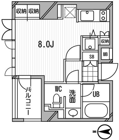 アーデン木場の間取り