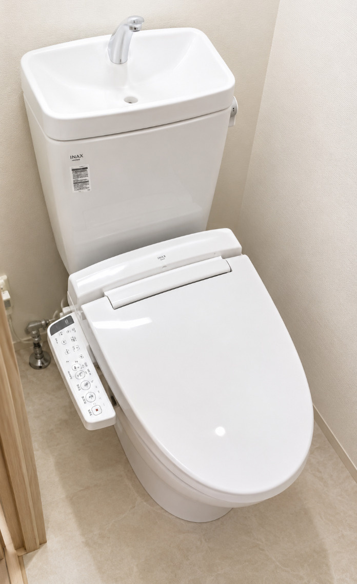 板橋区板橋４丁目の賃貸マンションのトイレ|トイレ
