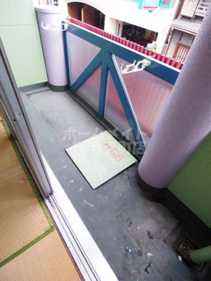 【バルコニー】 | 丸栄マンション九条 | お洗濯にも便利なバルコニー付き