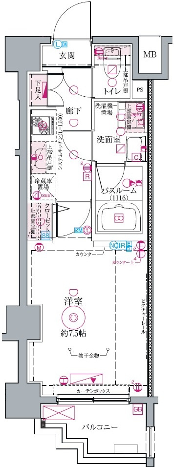 クレヴィスタ代田橋の間取り
