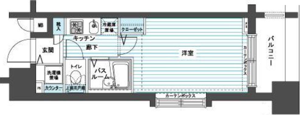 フェニックス代田橋の間取り|間取りです。