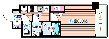 【間取り】 | グランカリテ九条南