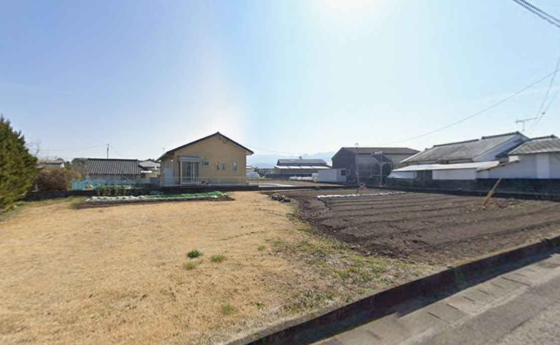 都城市安久町の売地の外観