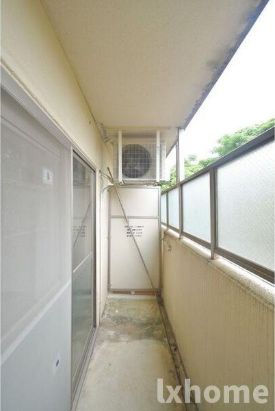 グリーンハイツ豊川Ⅱのバルコニー