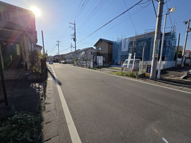 新築　桐生市相生町5丁目の前面道路含む現地写真|現地写真　南側前面道路幅員約7ｍ