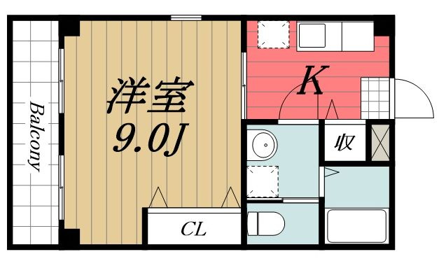 【間取り】 | ベイサイドヒルズK