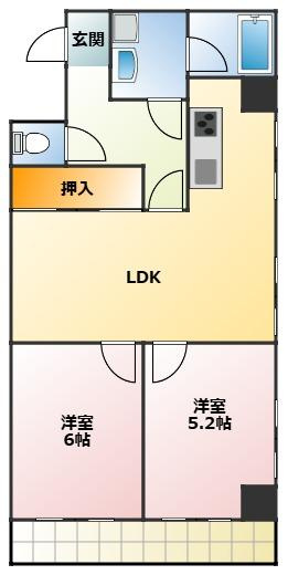 岩月ビルディングの間取り