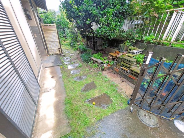富士見市上沢２丁目の中古一戸建の庭