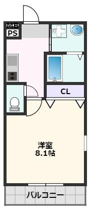 【間取り】 | フジパレス阪急吹田駅南Ⅲ番館