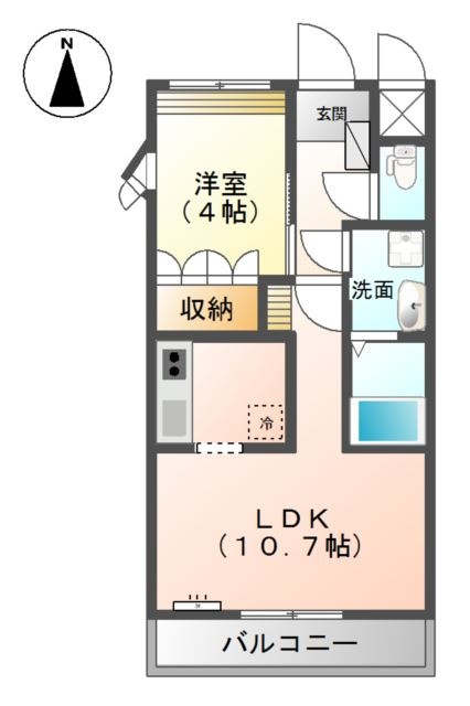 グランディール・城山Ⅱの間取り