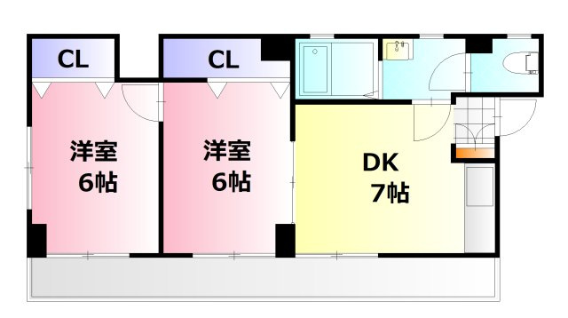 【間取り】 | ウエルヒル住吉町