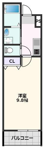【間取り】 | フジパレス阪急吹田駅南Ⅱ番館