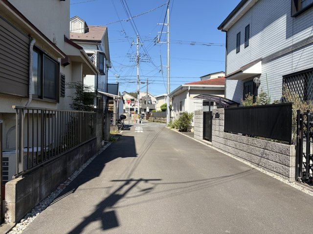 福生熊川の前面道路含む現地写真