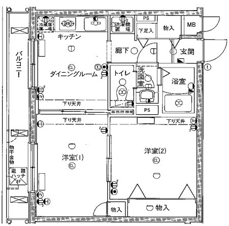 メインステージ中野坂上の間取り