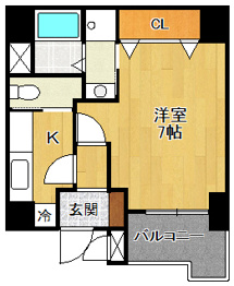 ラ　ヴィータの間取り