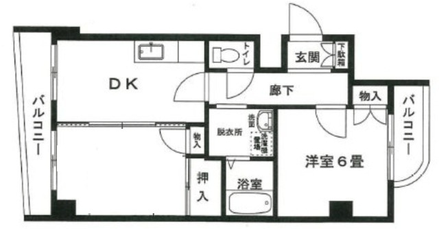 ジャルダン清澄の間取り|間取りです。