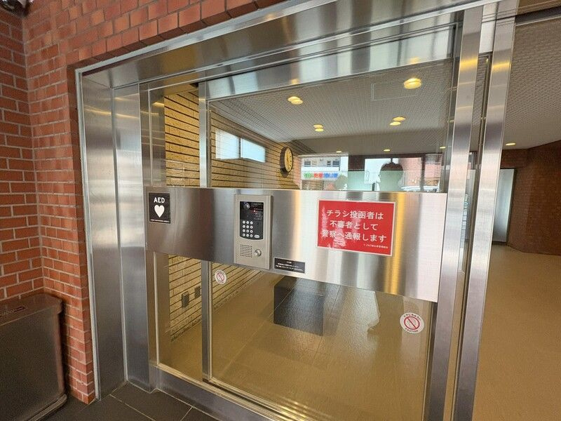 ヴェラハイツ恵比寿のエントランス