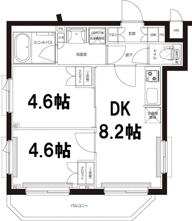 ルーブル蓮根弐番館