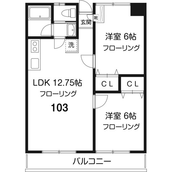 【間取り】 | サンハイツ国領