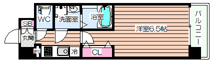 【間取り】 | エスリード弁天町パークプレイス
