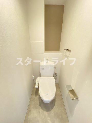 大阪市淀川区木川西２丁目の賃貸マンションのトイレ