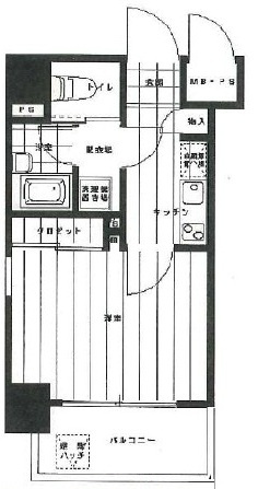 マークプレイス麻布十番の間取り|間取りです。