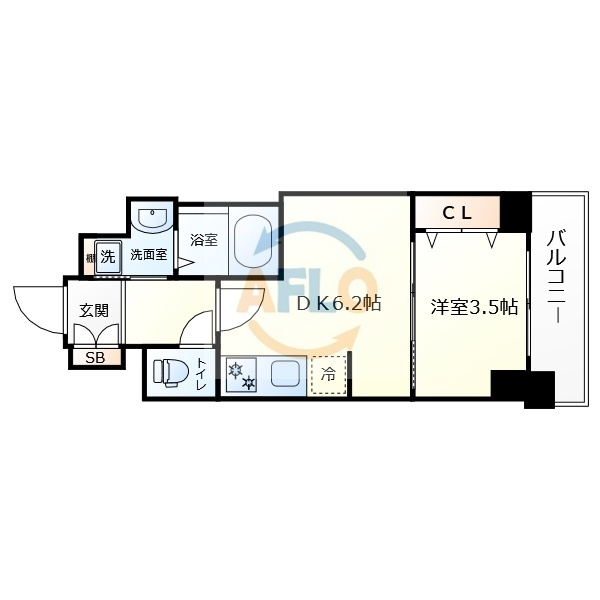 プレリス大阪今里サヴィアの間取り|プレリス大阪今里サヴィア　間取り