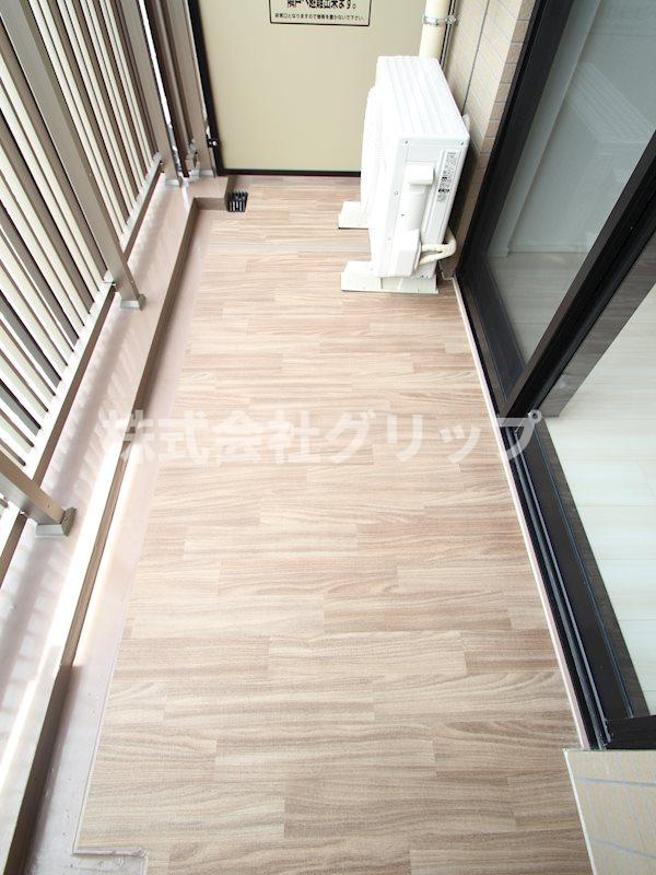スパシエ東神奈川のバルコニー