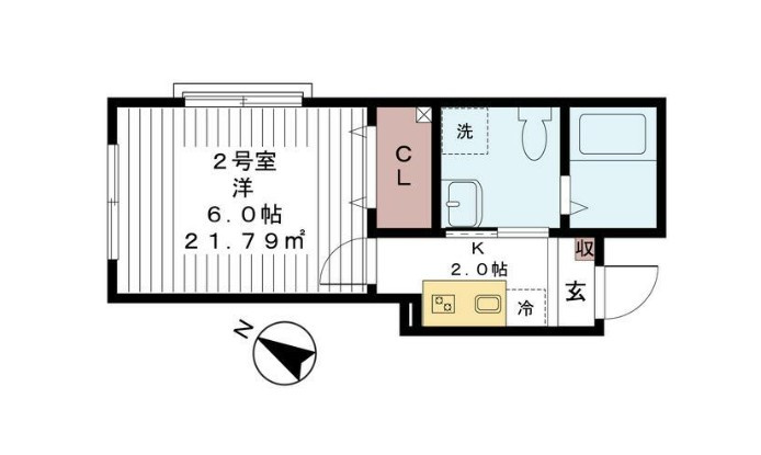 AJ津田沼Ⅱの間取り