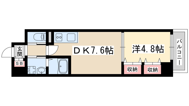【間取り】 | パークフラッツ新大阪