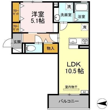 セレーノ十一番の間取り
