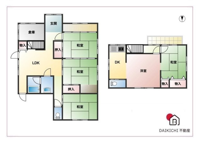 【間取り】 | 本庄市東台　中古戸建