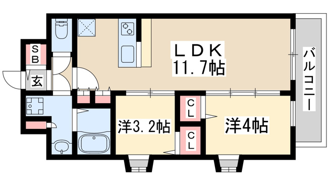 【間取り】 | スプランディッド新大阪7