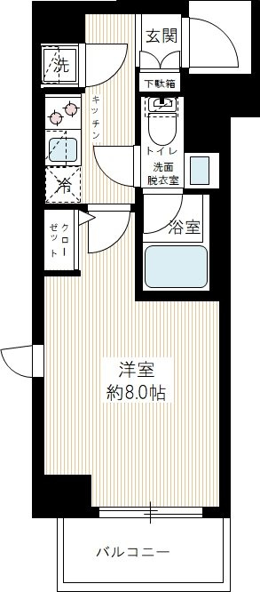 ＭＡＸＩＶ上板橋ＡＺの間取り|間取りです。