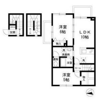 【間取り】 | コリーヌ梶ヶ谷