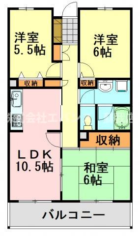 【間取り】 | ファインコート3110