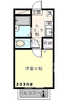 メゾンセイシェル の間取り|間取りです。