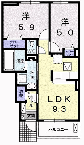 カーサ　フィオーレ・グランツⅢの間取り|間取図