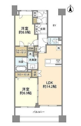 アルス浅草ラルジュールの間取り