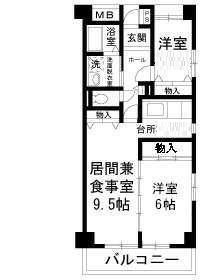フレール綾瀬２の間取り|間取りです。