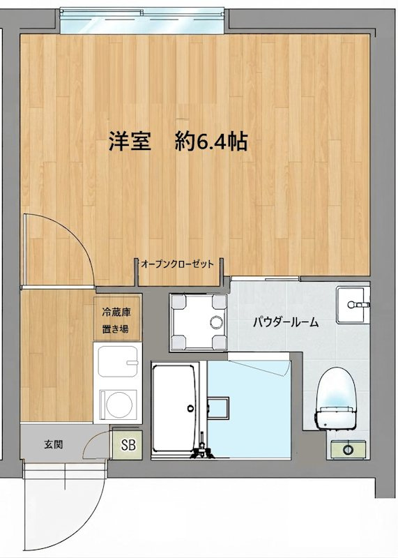 フラシア王子 の間取り|間取りです。
