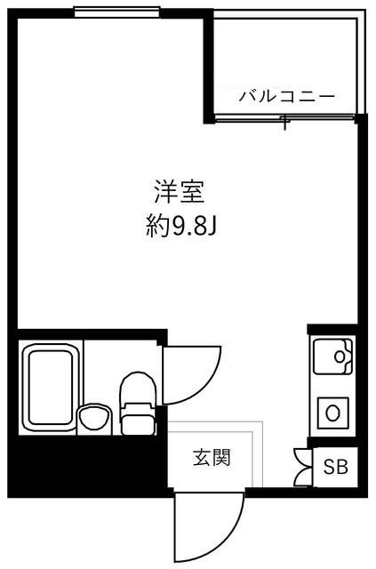 カーサ西浅草の間取り|間取りです。