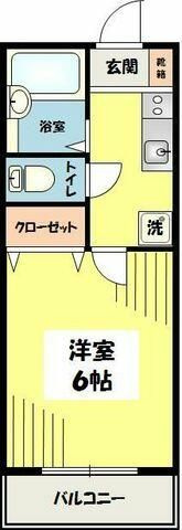 キャッスルタツミの間取り|間取りです。