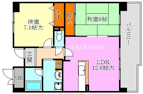 パレセゾンの間取り