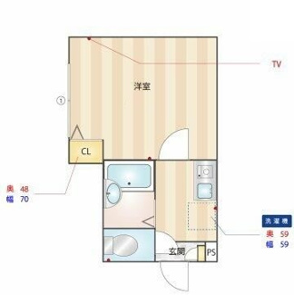 【間取り】 | ハイスタンダード堀切 | 間取りです。