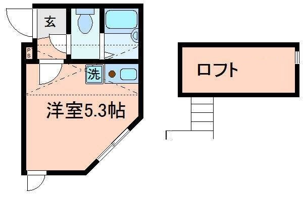 メゾン　ド　スリールの間取り|間取りです。