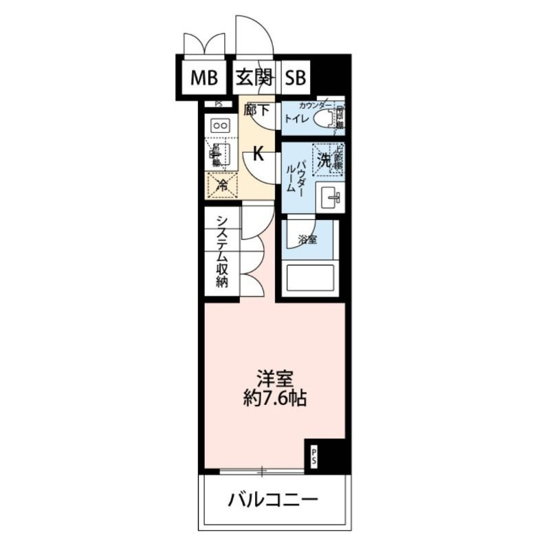セジョリ鷺宮の間取り|間取りです。